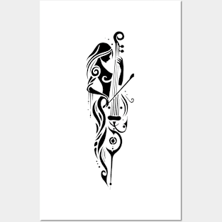 Violonchelo Girl Posters and Art